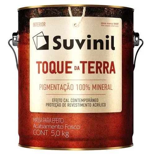 Massa Para Efeito Fosco Toque Da Terra Barro Cerra 5kg