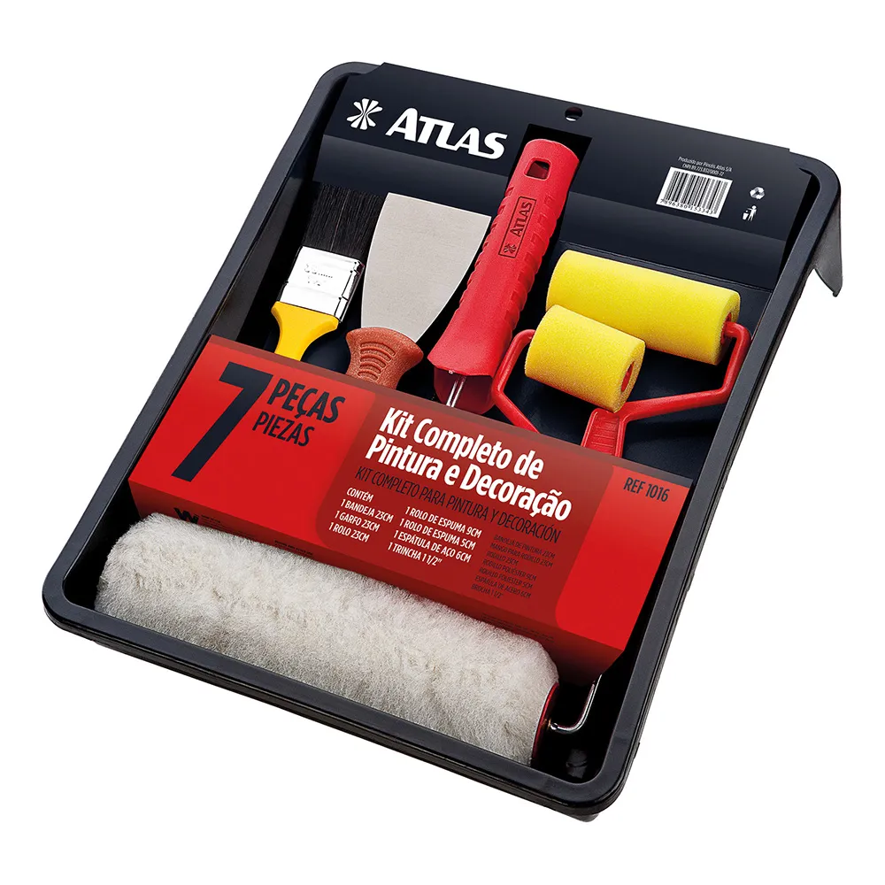 Kit Pintura 7 Peças Atlas